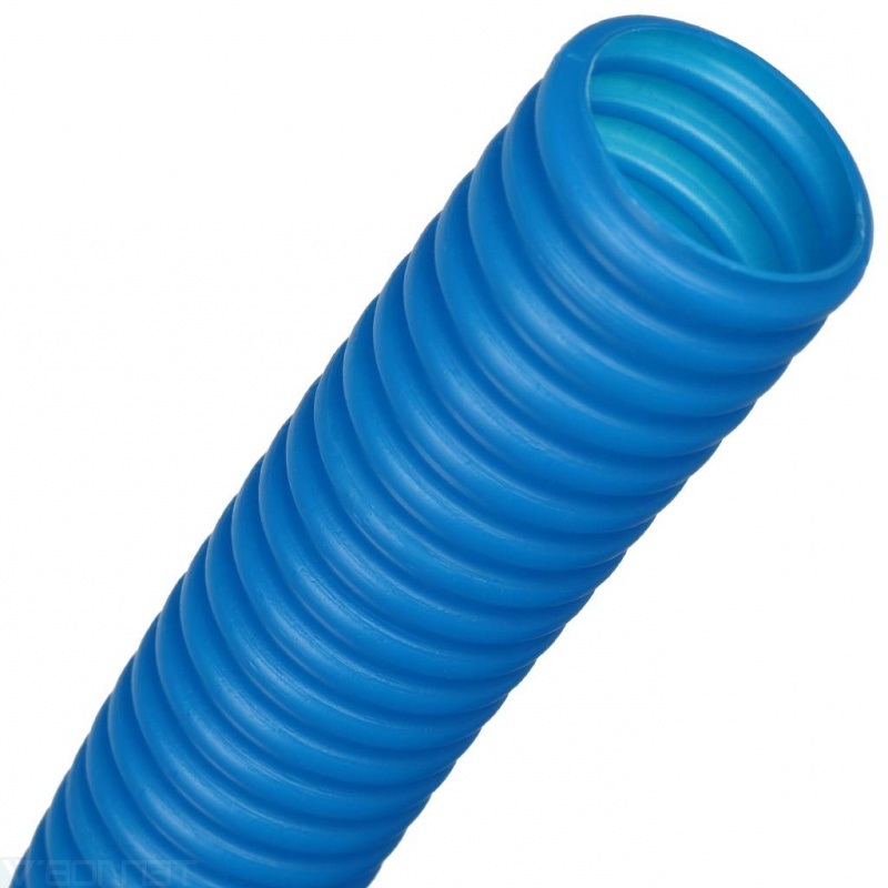 Труба гофрированная для труб 16 мм синяя 30 м