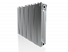 Биметаллический радиатор Royal Thermo PianoForte Silver Satin 500х10 секции цена