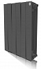 Биметаллический секционный радиатор Royal Thermo PianoForte Noir Sable 500x4 секции цена